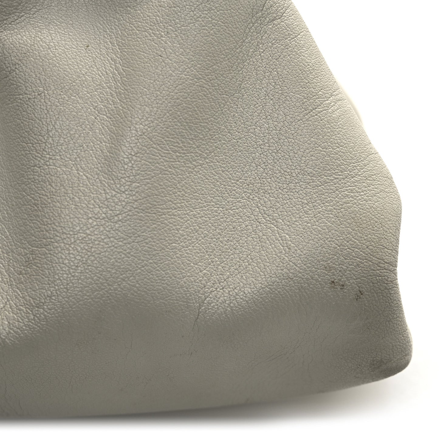 Butter Calfskin The Mini Pouch Chalk