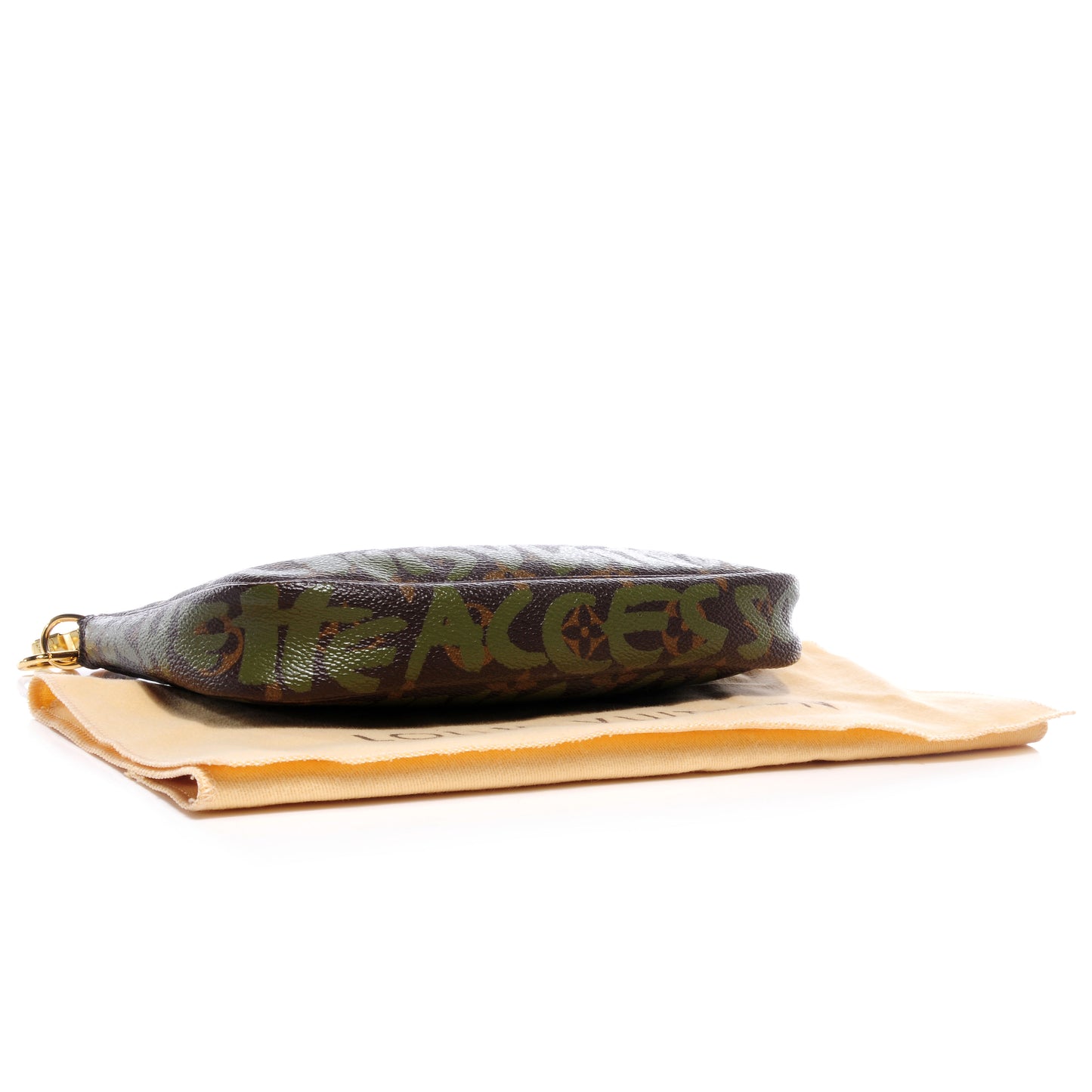 Monogram Graffiti Pochette Accessories Kaki