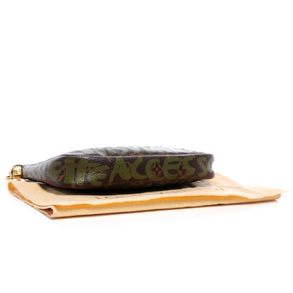 Louis Vuitton Monogram Graffiti Pochette Accessories Kaki 4 of 7