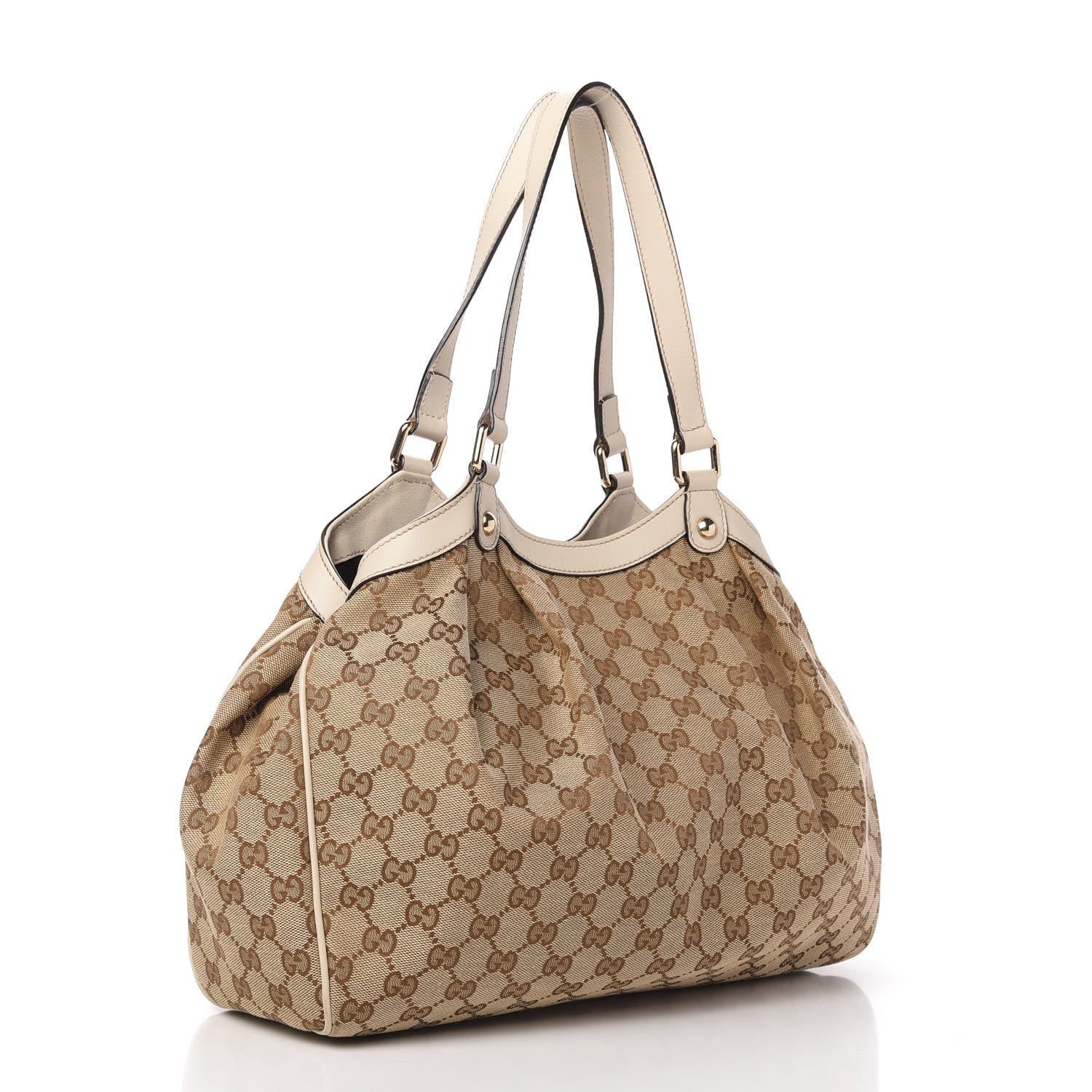 Gucci Monogram Shoulder Bag White 3 of 10