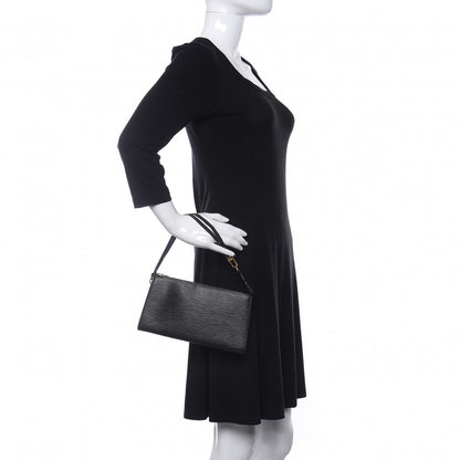 Louis Vuitton Epi Pochette Accessories 24 Black 2 of 11