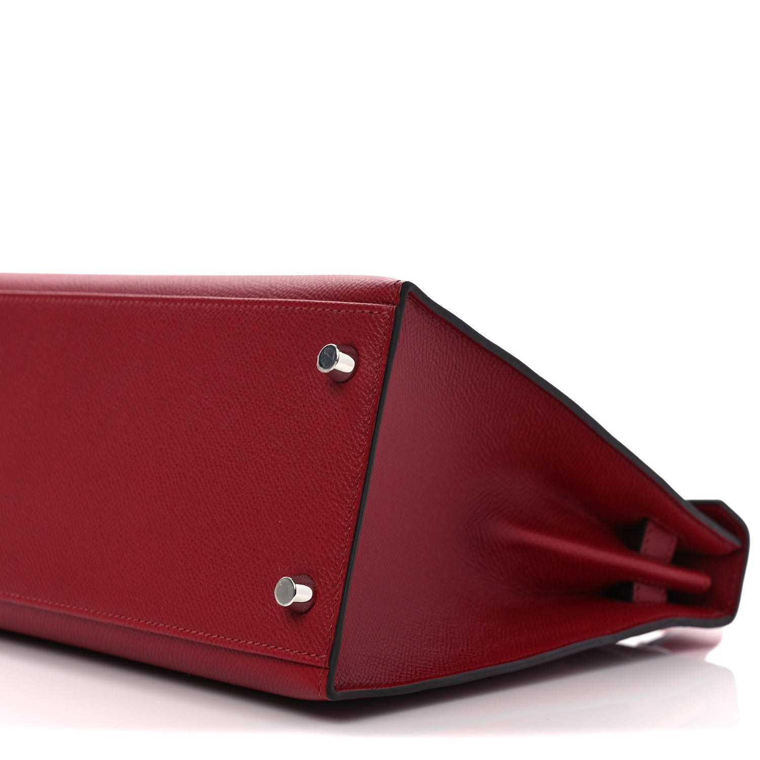 Hermes Epsom Verso Kelly Sellier 28 Rouge Grenat Rose Pourpe 8 of 8