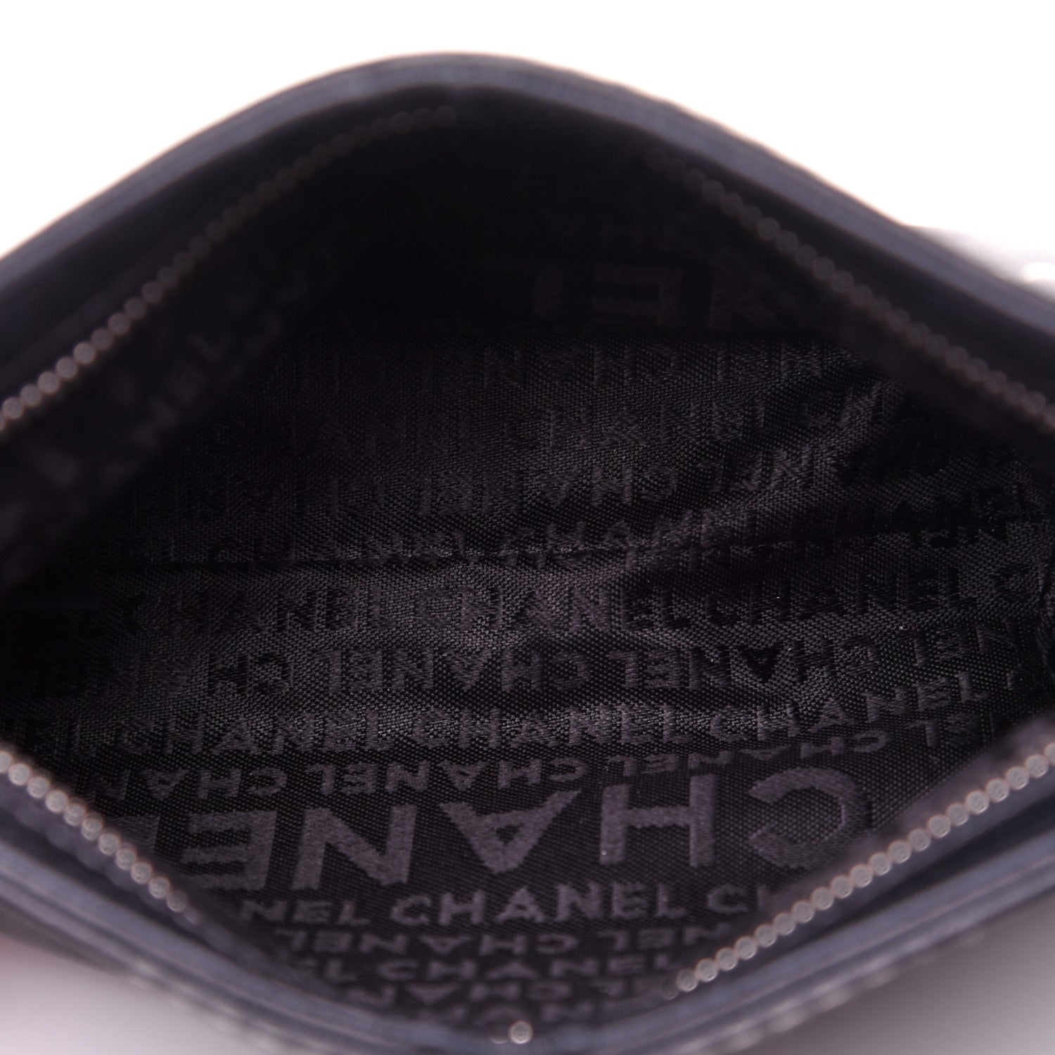 Chanel Lambskin Lax Pochette Black 5 of 11
