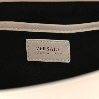 Versace Calfskin Icon Quilted Flap White 6 of 8