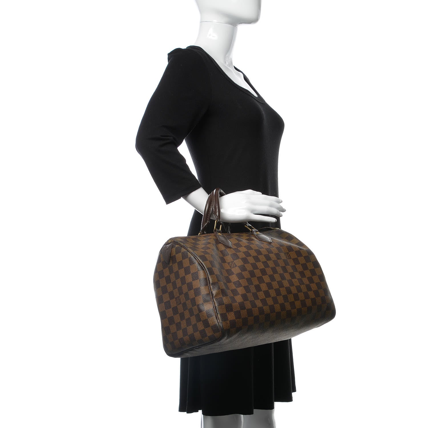 Louis Vuitton Damier Ebene Speedy 35 2 of 14