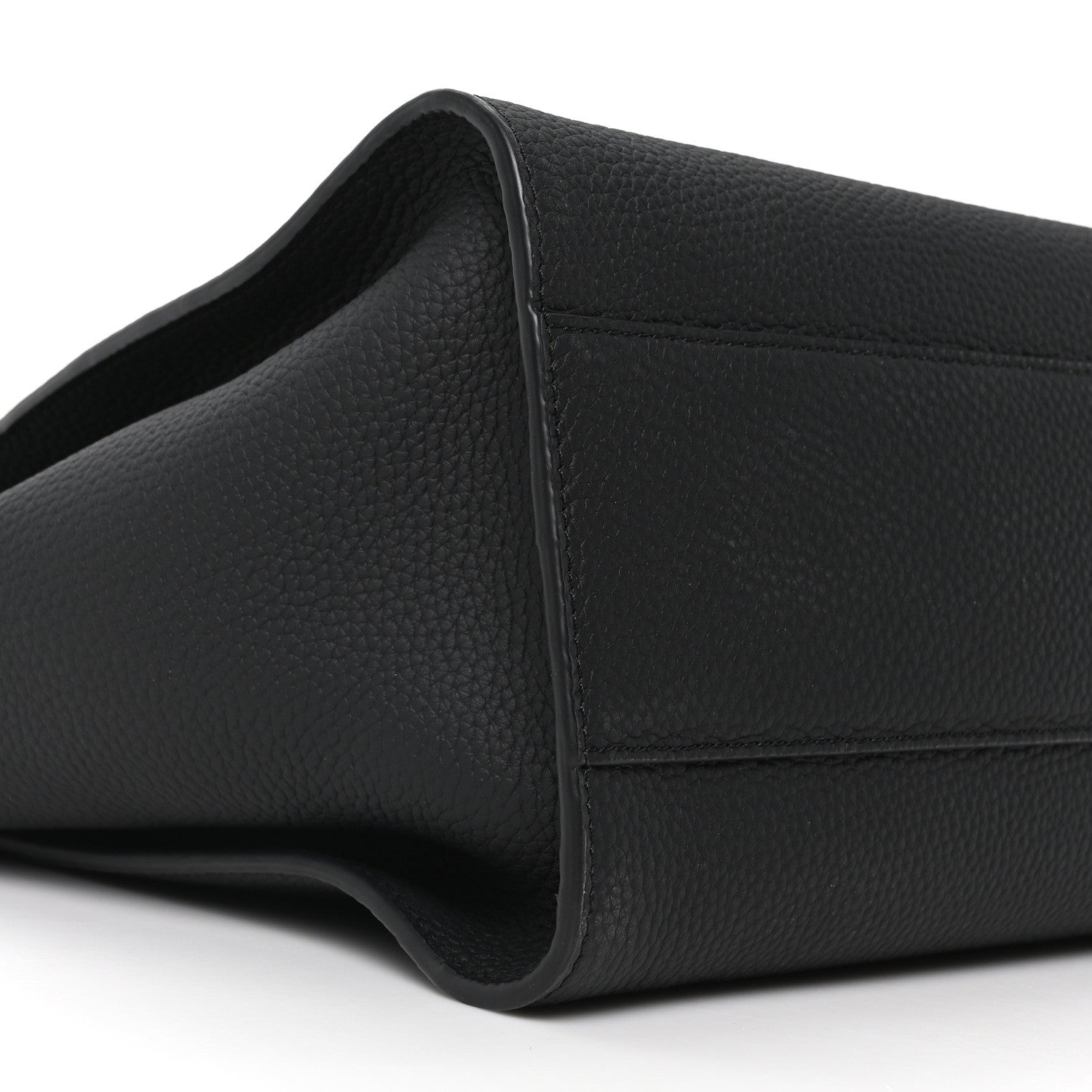 The Row Matte Grained Calfskin Marlo 14 Black 8 of 9