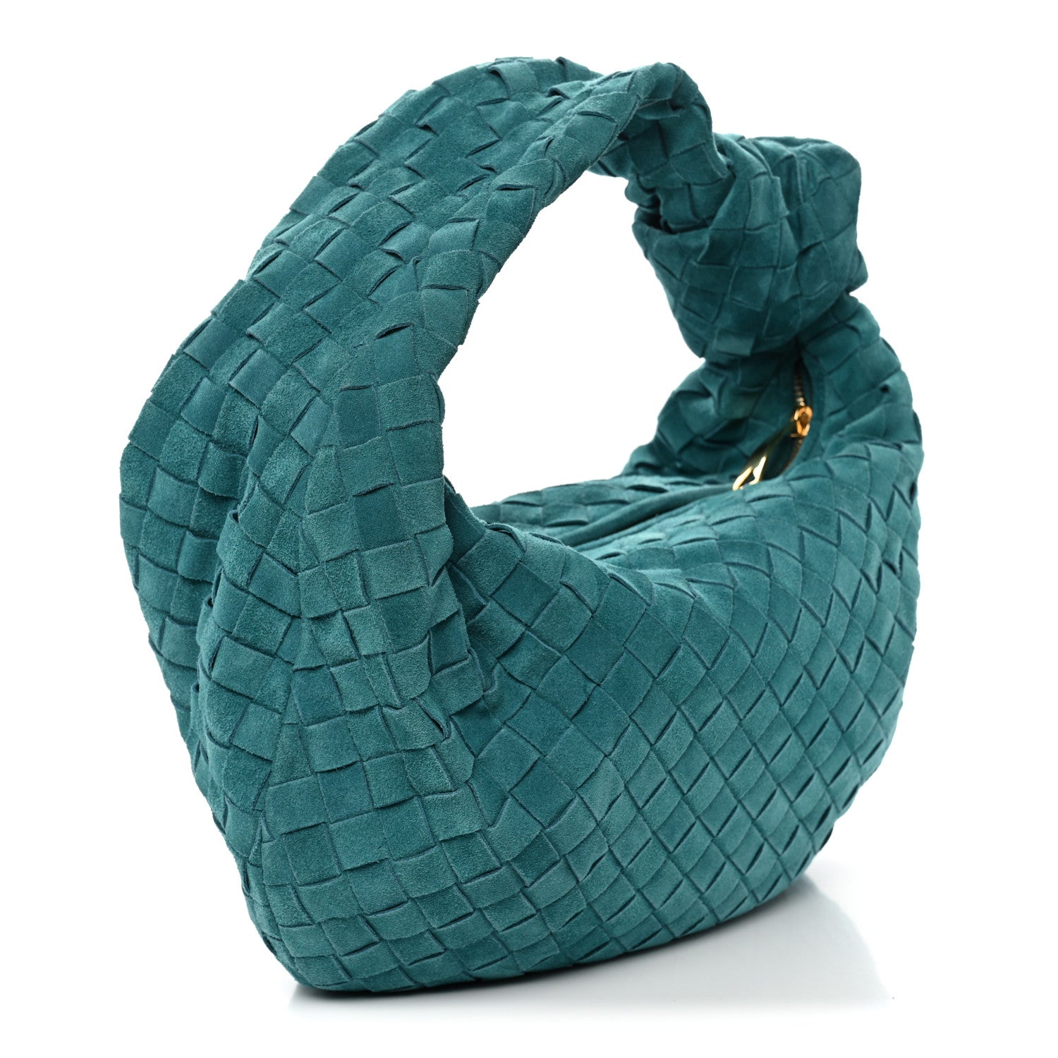 Bottega Veneta Suede Calfskin Intrecciato Teen Jodie Hobo Scuba 3 of 10