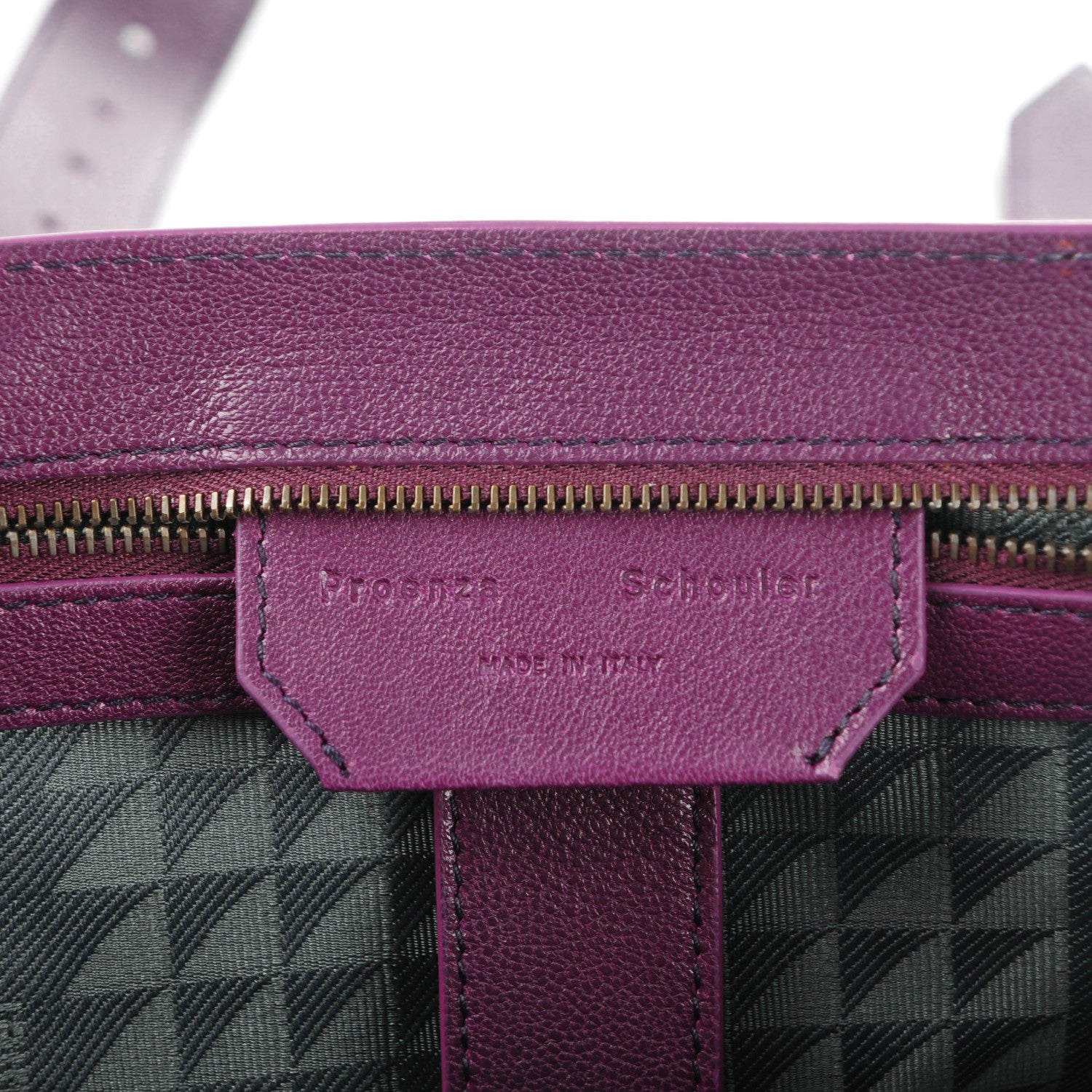 Proenza Schouler Lambskin Medium PS1 Satchel Grape Jam 7 of 8