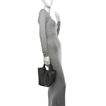 Hermes Taurillon Clemence Picotin Lock 18 PM Gris Meyer 2 of 11