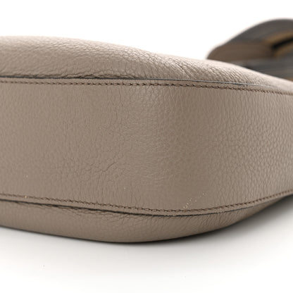 Prada Vitello Phenix Zippered Messenger Hobo Argilla 10 of 13