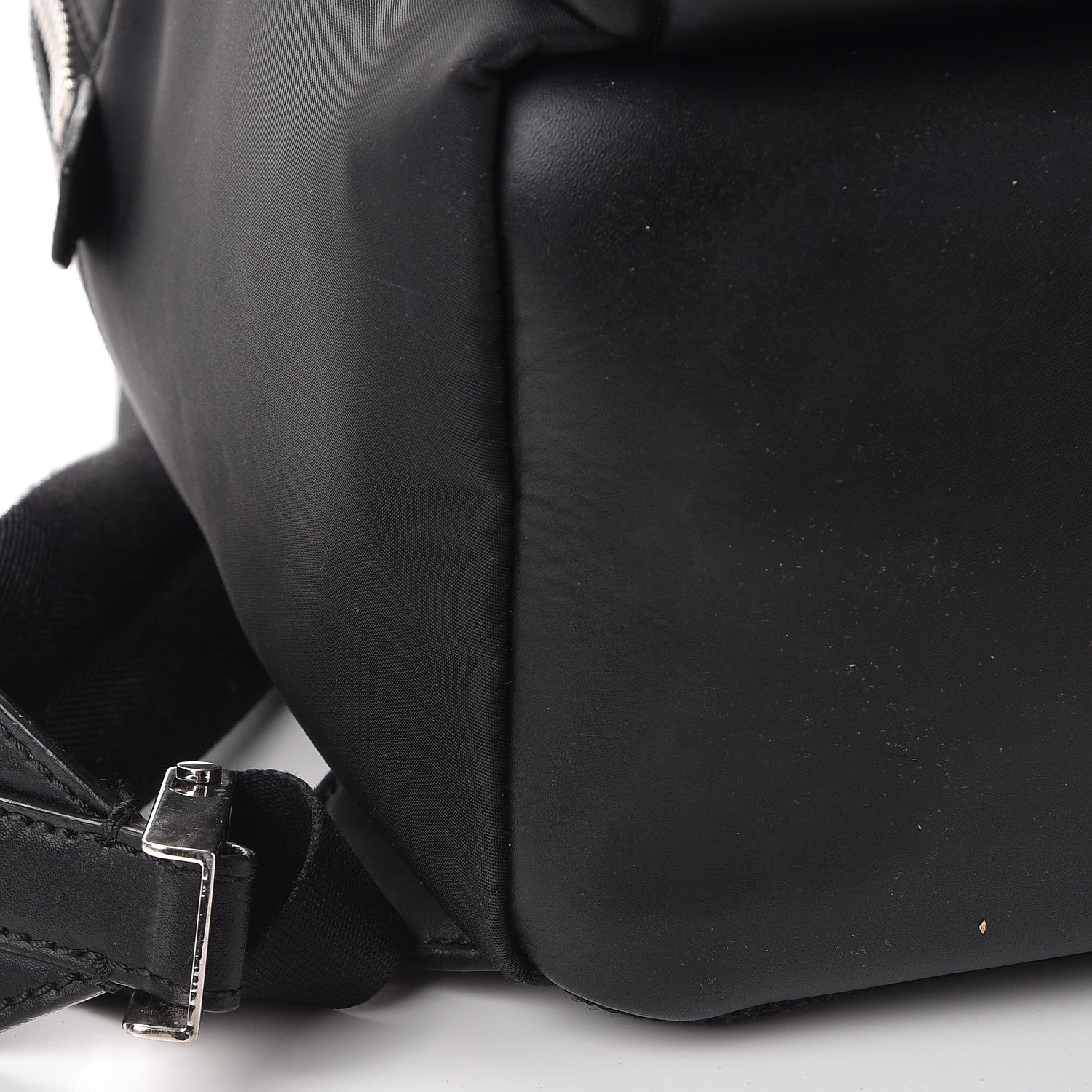 Fendi Nylon Vitello Liberty Face No Words Backpack Black 14 of 16