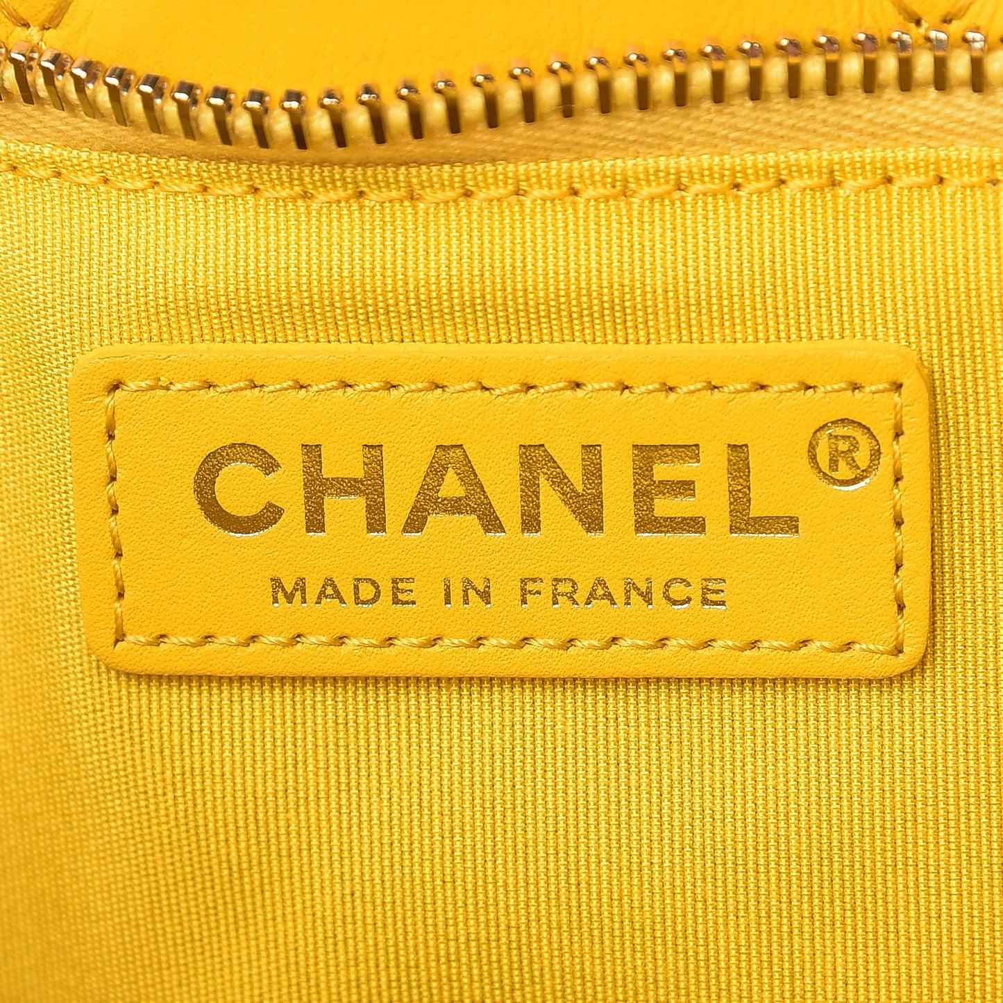 Calfskin Quilted Greek Clutch Yellow