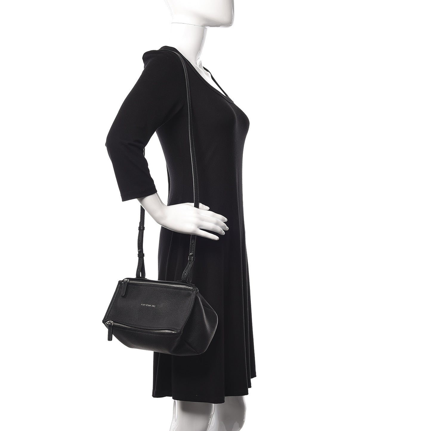 Sugar Goatskin Mini Pandora Black