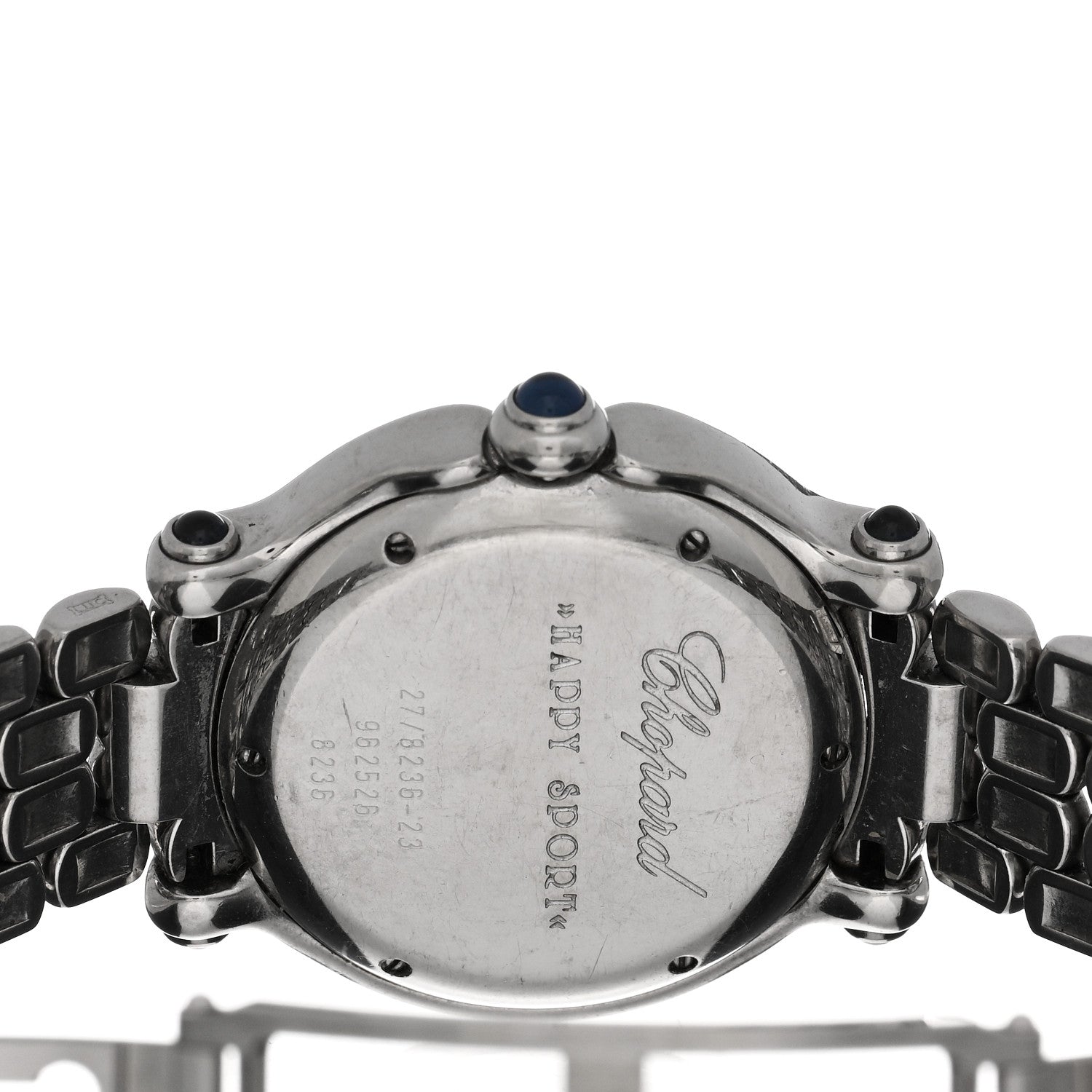 Chopard Stainless Steel 7 Diamond 32mm Happy Sport Quartz Watch 4 of 4