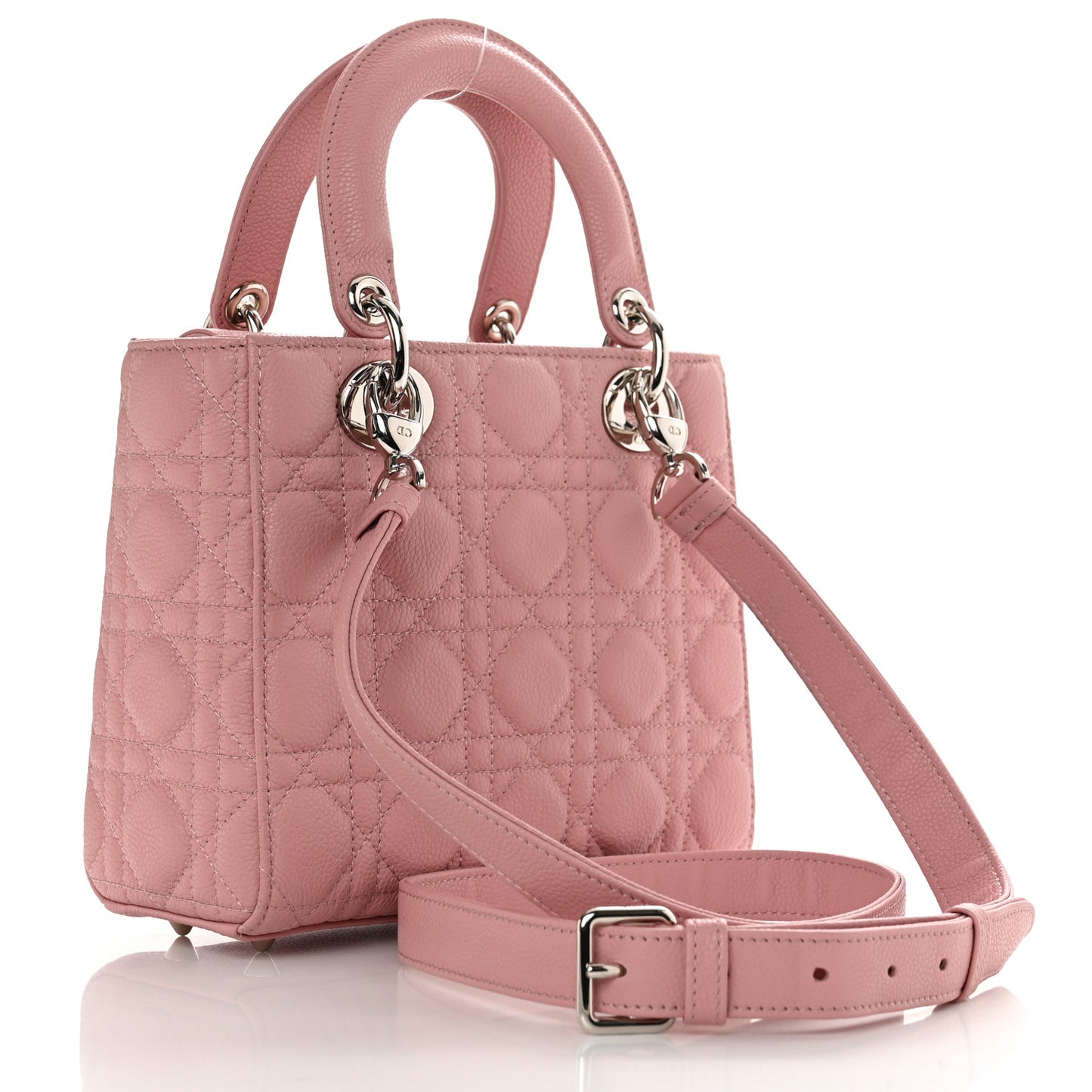 Grained Calfskin Cannage Small Lady Dior Fard