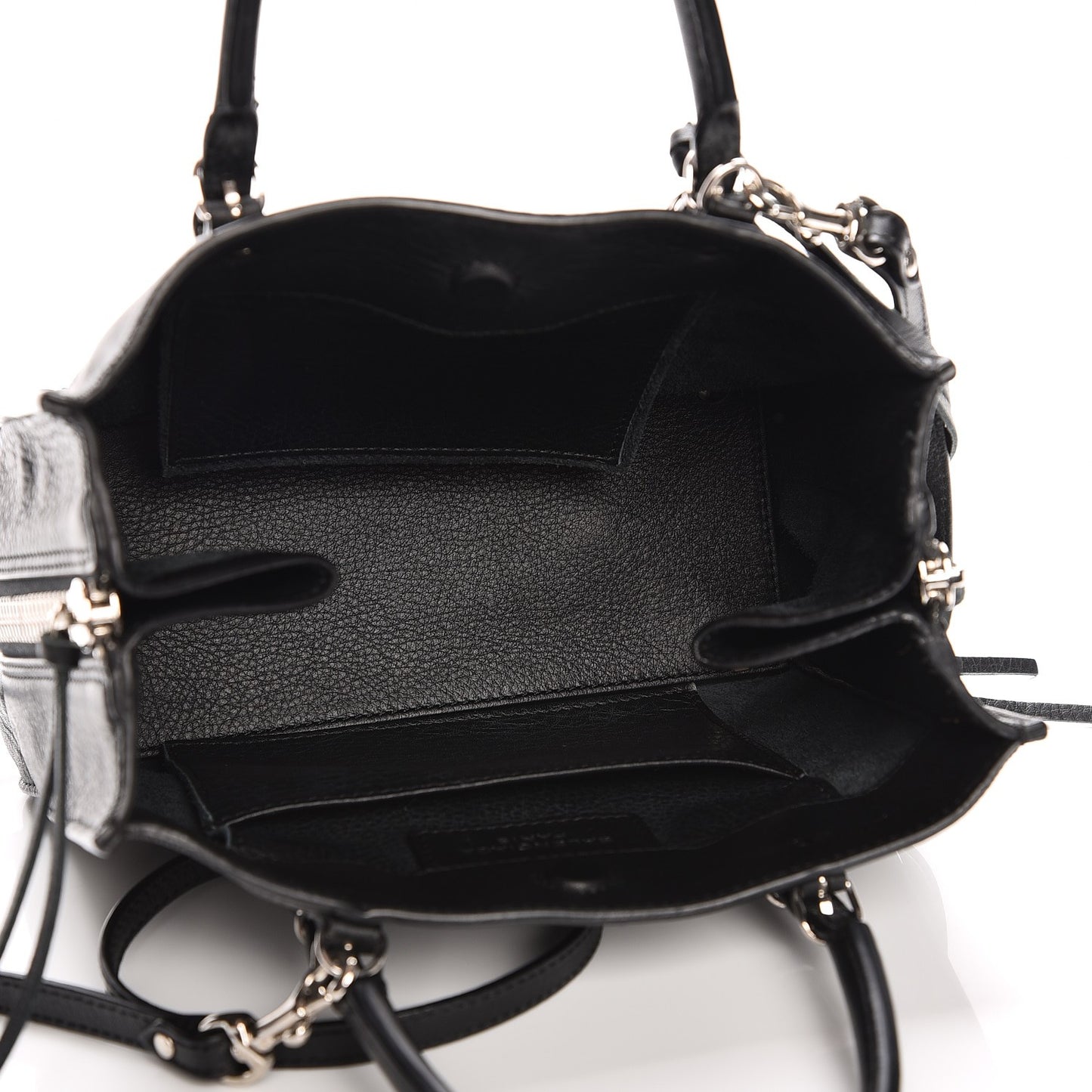 Veau Souple Papier Mini A4 Tote Black