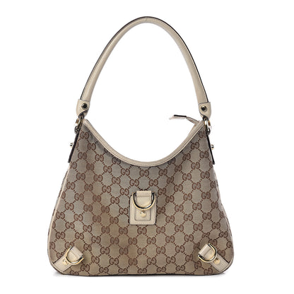Gucci Monogram Medium Abbey D Ring Hobo Off White 1 of 7
