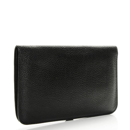 Hermes Togo Dogon Duo Wallet Black 3 of 7
