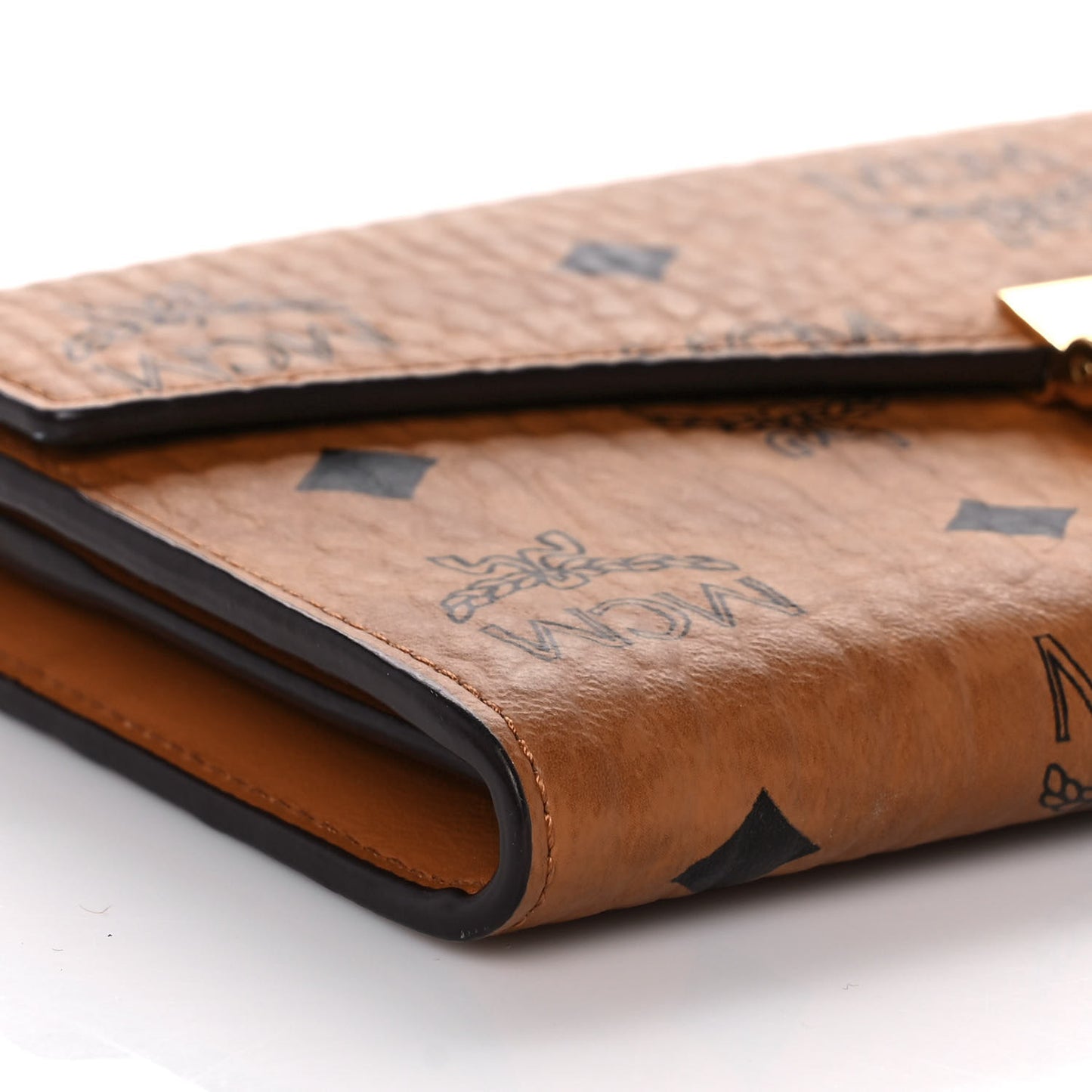 Visetos Large Patricia Chain Wallet Cognac