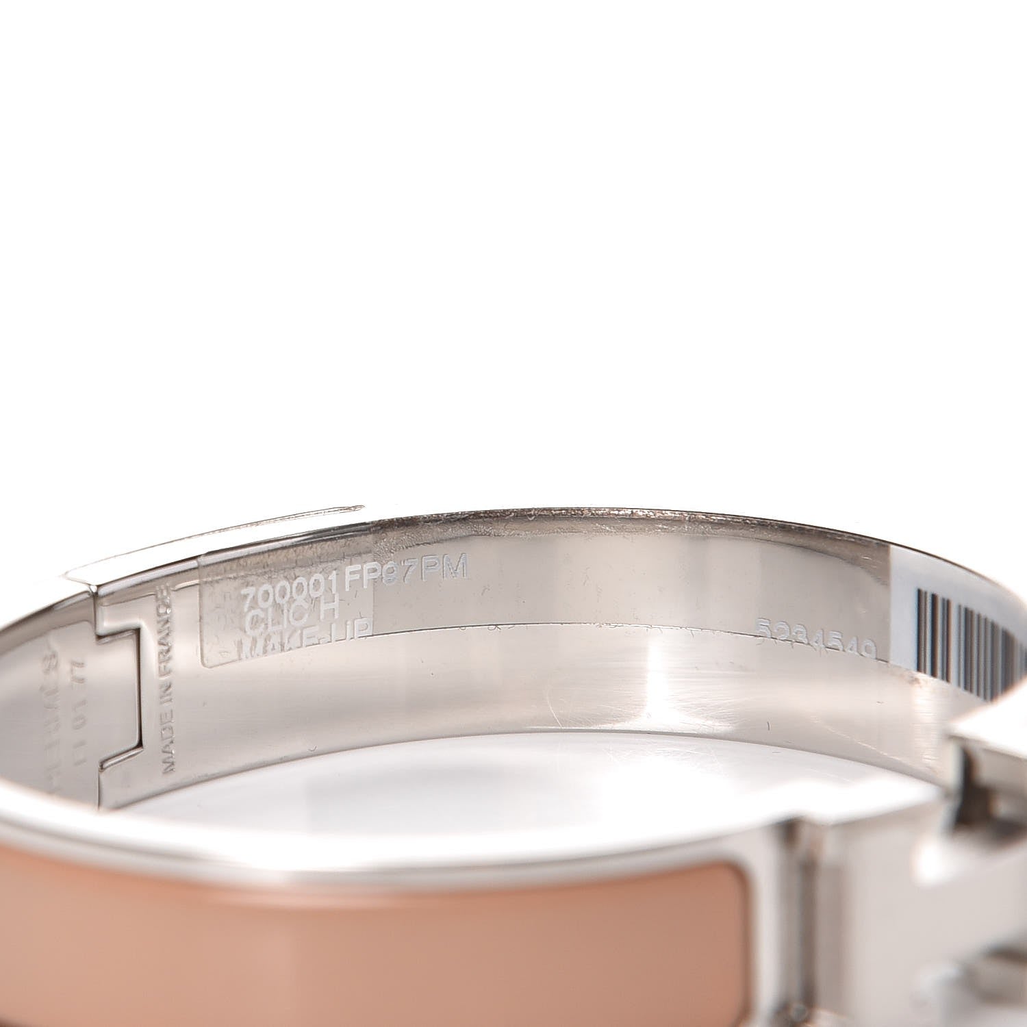 Hermes Enamel Narrow Clic Clac H Bracelet PM Make Up 5 of 8