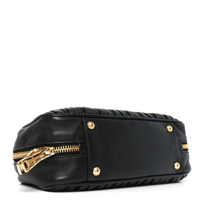 Miu Miu Nappa Matelasse Large Arcadie Top Handle Bag Black 4 of 10