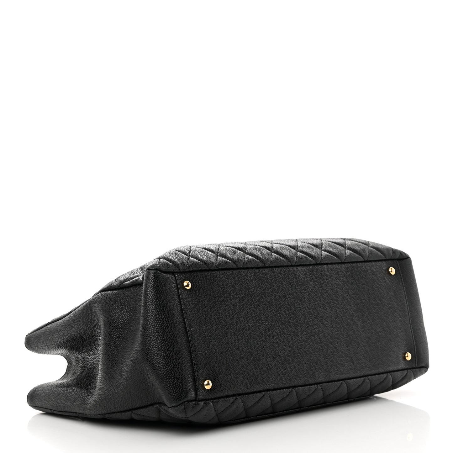 Caviar Quilted XL Grand Shopping Tote GST Black