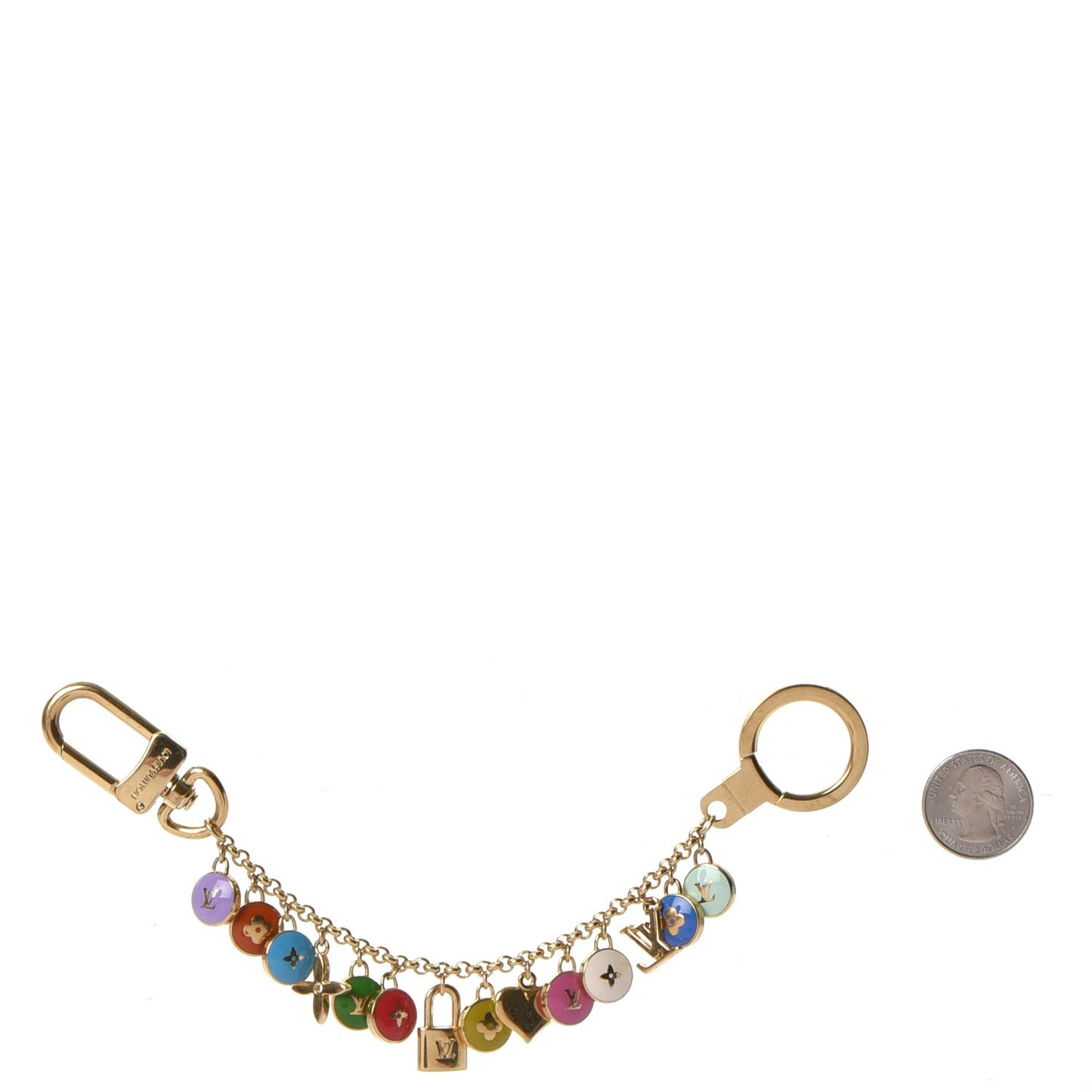 Pastilles Key Chain Bag Charm Multicolor