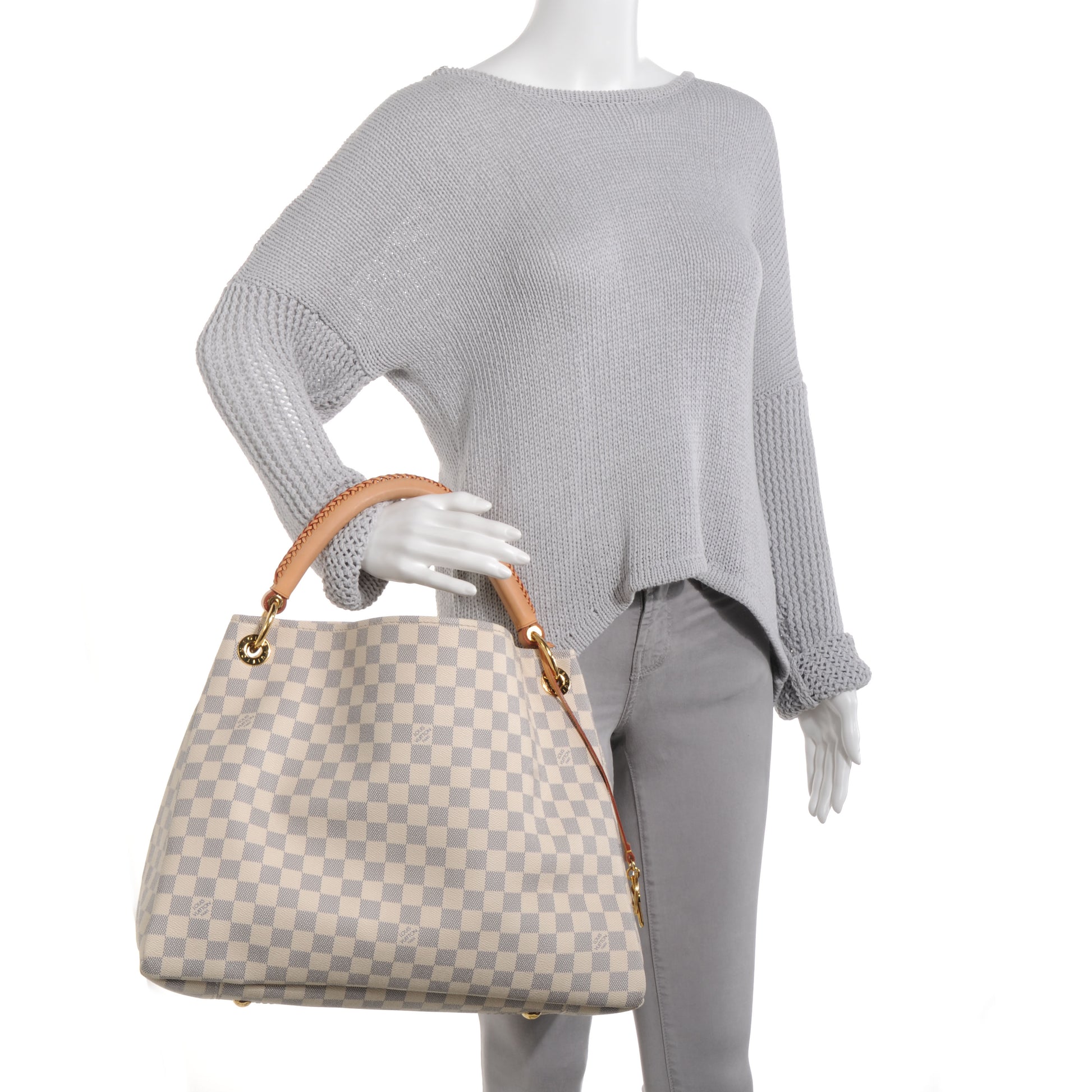 Louis Vuitton Damier Azur Artsy MM 2 of 9