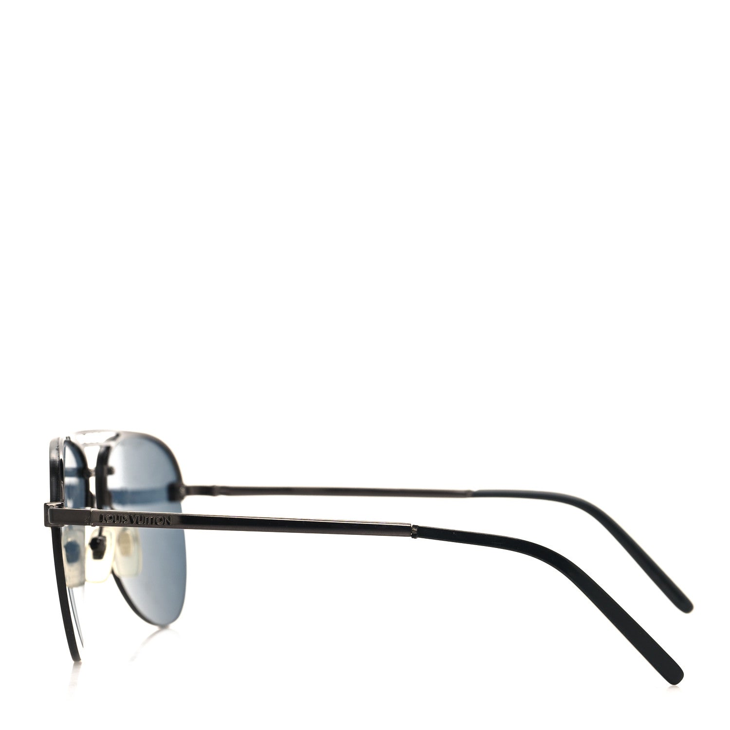 Louis Vuitton Monogram The Party Aviator Sunglasses Z0971U Black 3 of 6