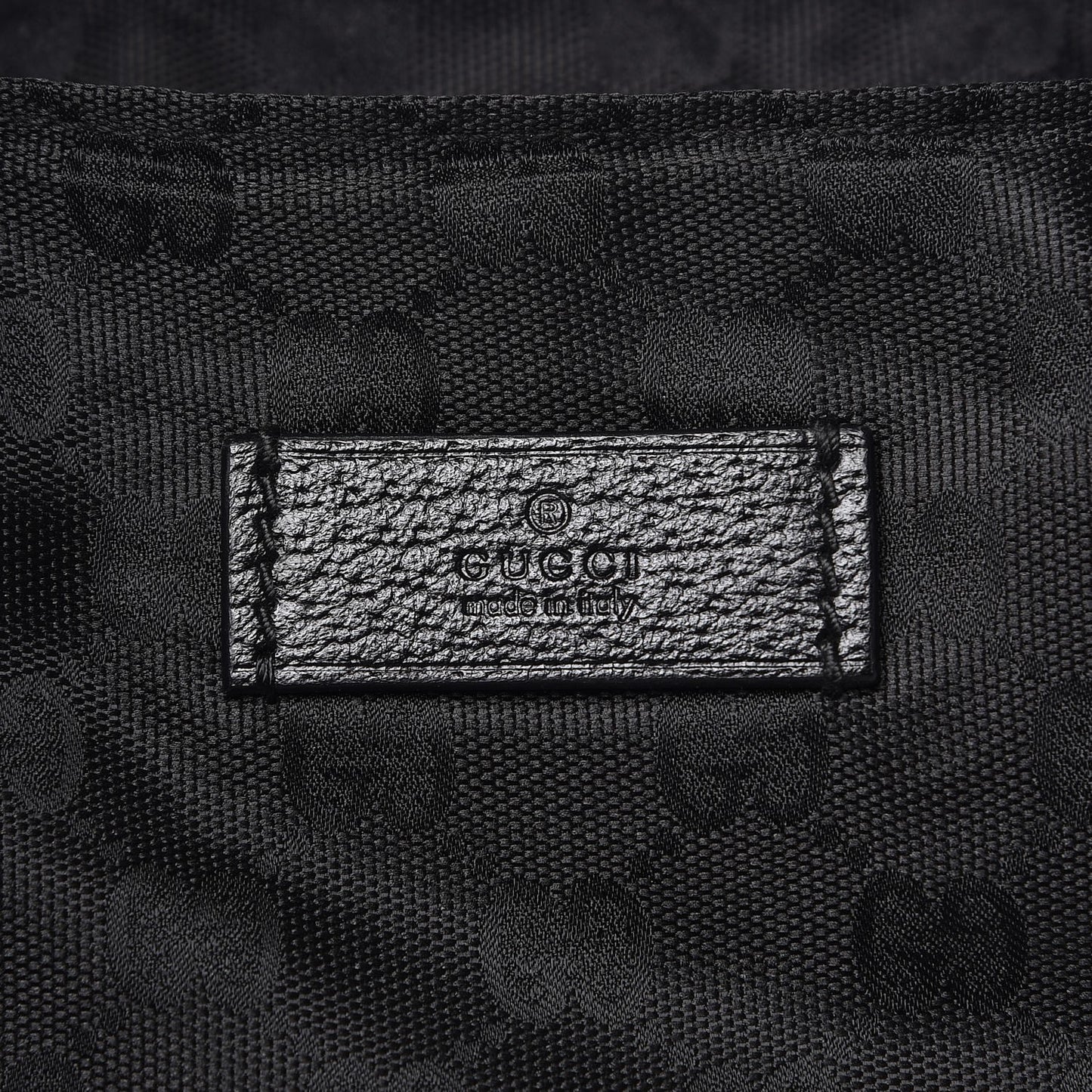 Nylon Monogram Large Web Handle Vertical Tote Black