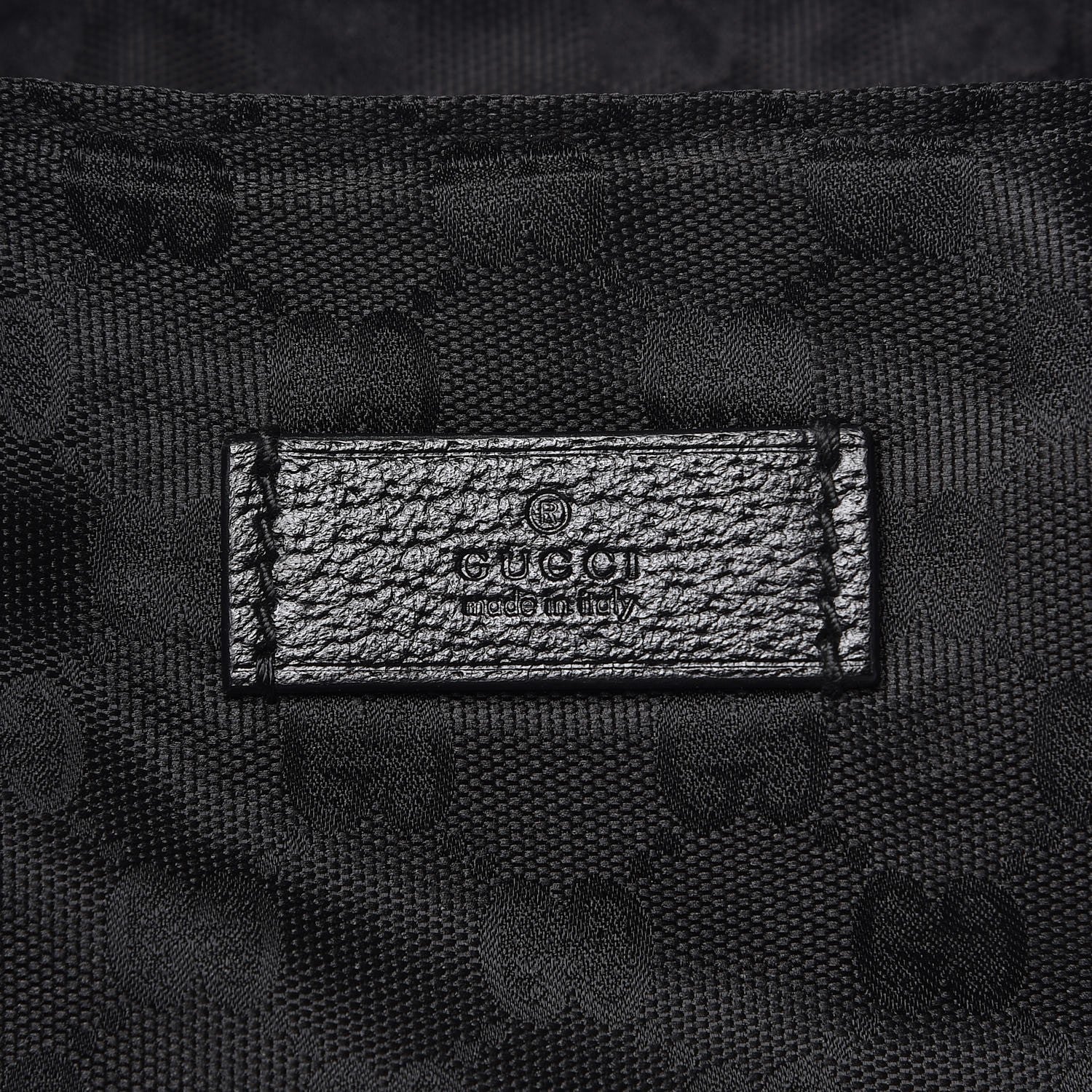 Gucci Nylon Monogram Large Web Handle Vertical Tote Black 8 of 8