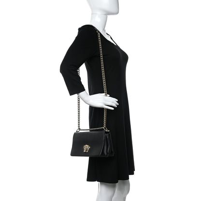 Versace Nappa Palazzo Sultan Shoulder Bag Black 3 of 20