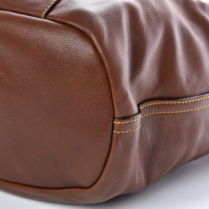 Marc Jacobs Calfskin Eggshell Hobo Cognac 6 of 9