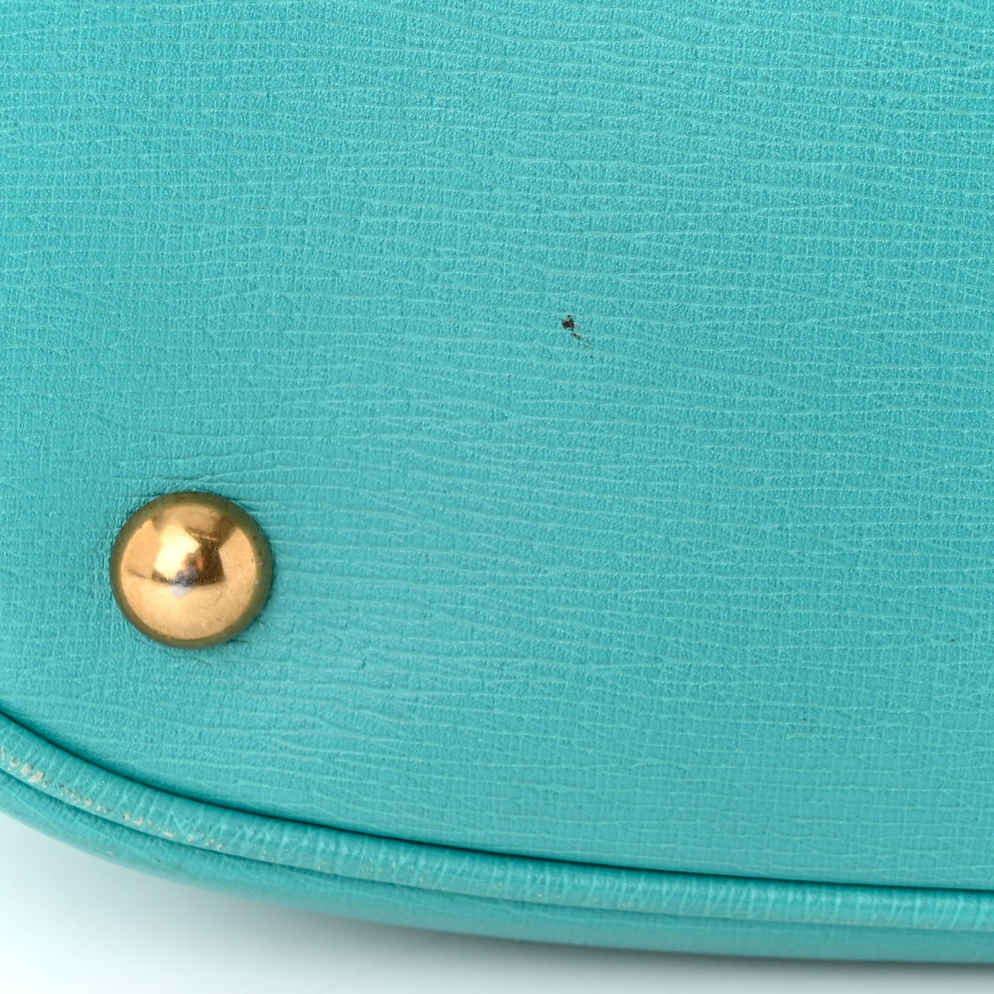 Textured Calfskin Medium Bright Bit Tote Blue