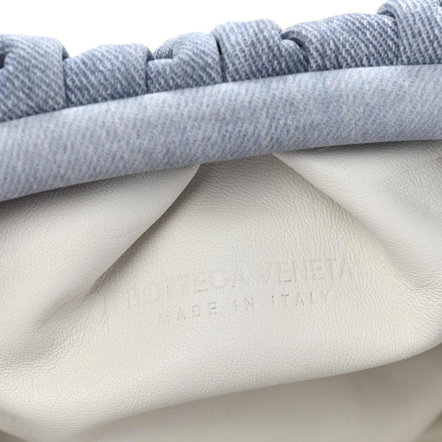 Bottega Veneta Denim Teen Pouch Clutch 6 of 10