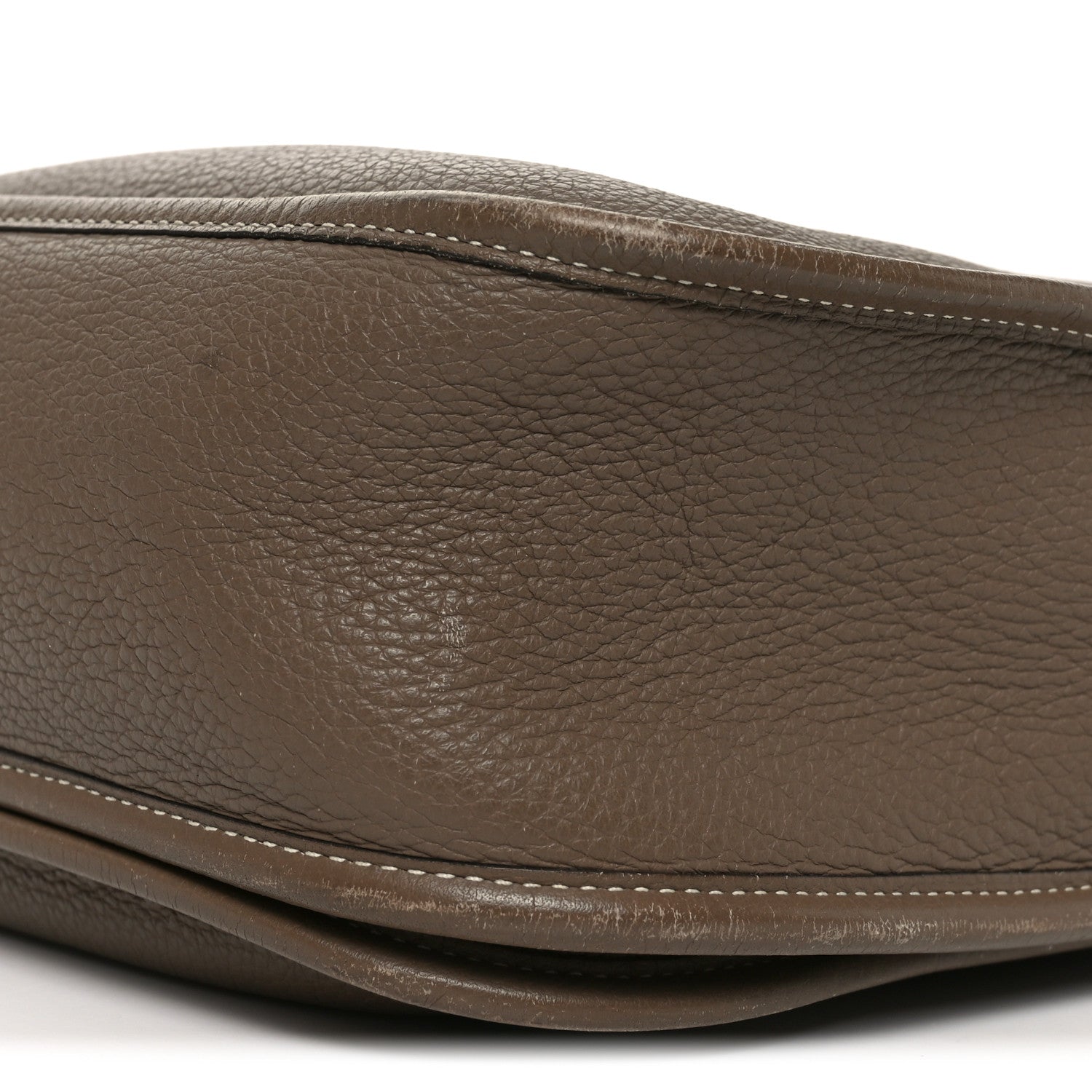 Hermes Taurillon Clemence Evelyne II GM Etoupe 10 of 10