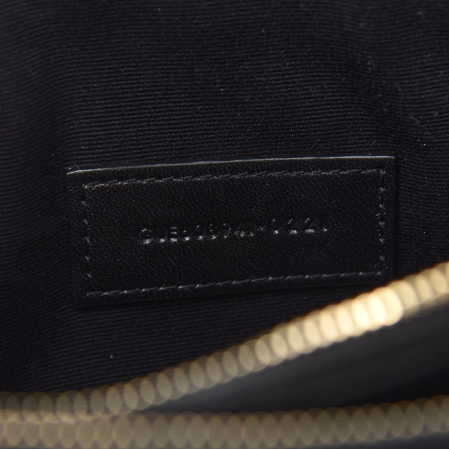 Grained Lambskin Quilted Mini Becky Double Zip Bag Black