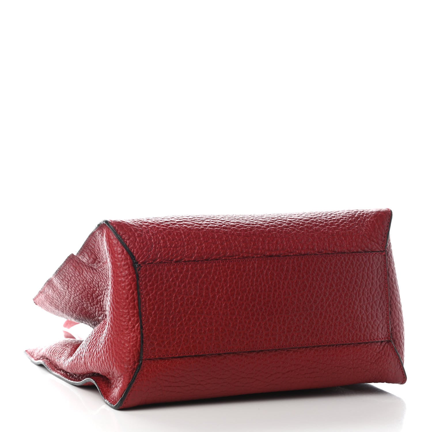 Burberry Heritage Grain Medium Woodbury Tote Military Red 3 of 8