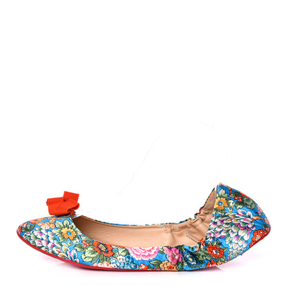 Christian Louboutin Nappa Air Loubi Flores Ballet Flats 39 Multicolor 1 of 8