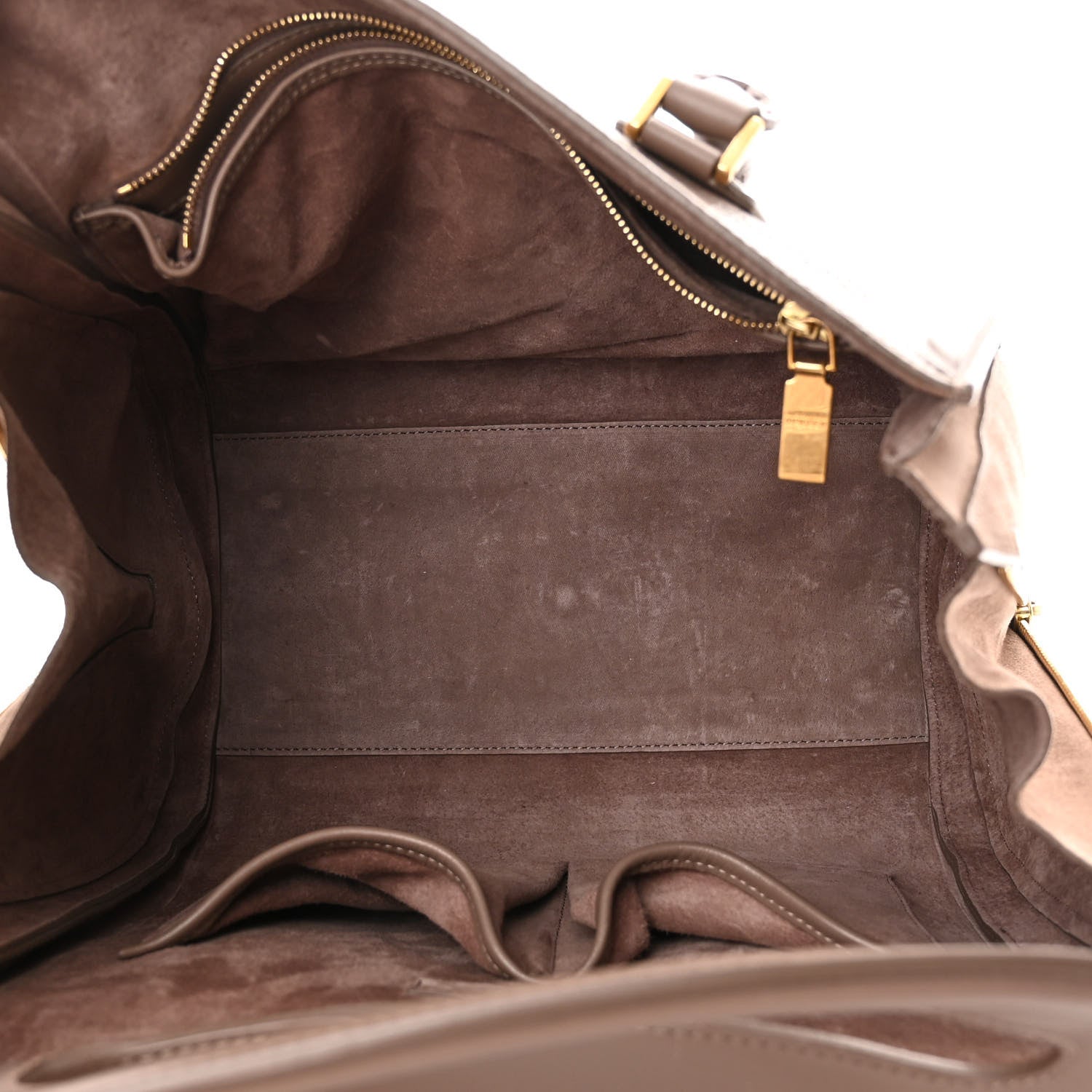 Alexander McQueen Calfskin Embossed Suede Large Heroine Tan 5 of 15