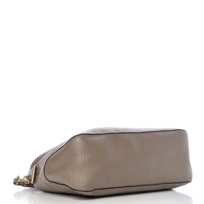 Burberry Signature Grain Calfskin Medium Hobo Pale Taupe 4 of 11