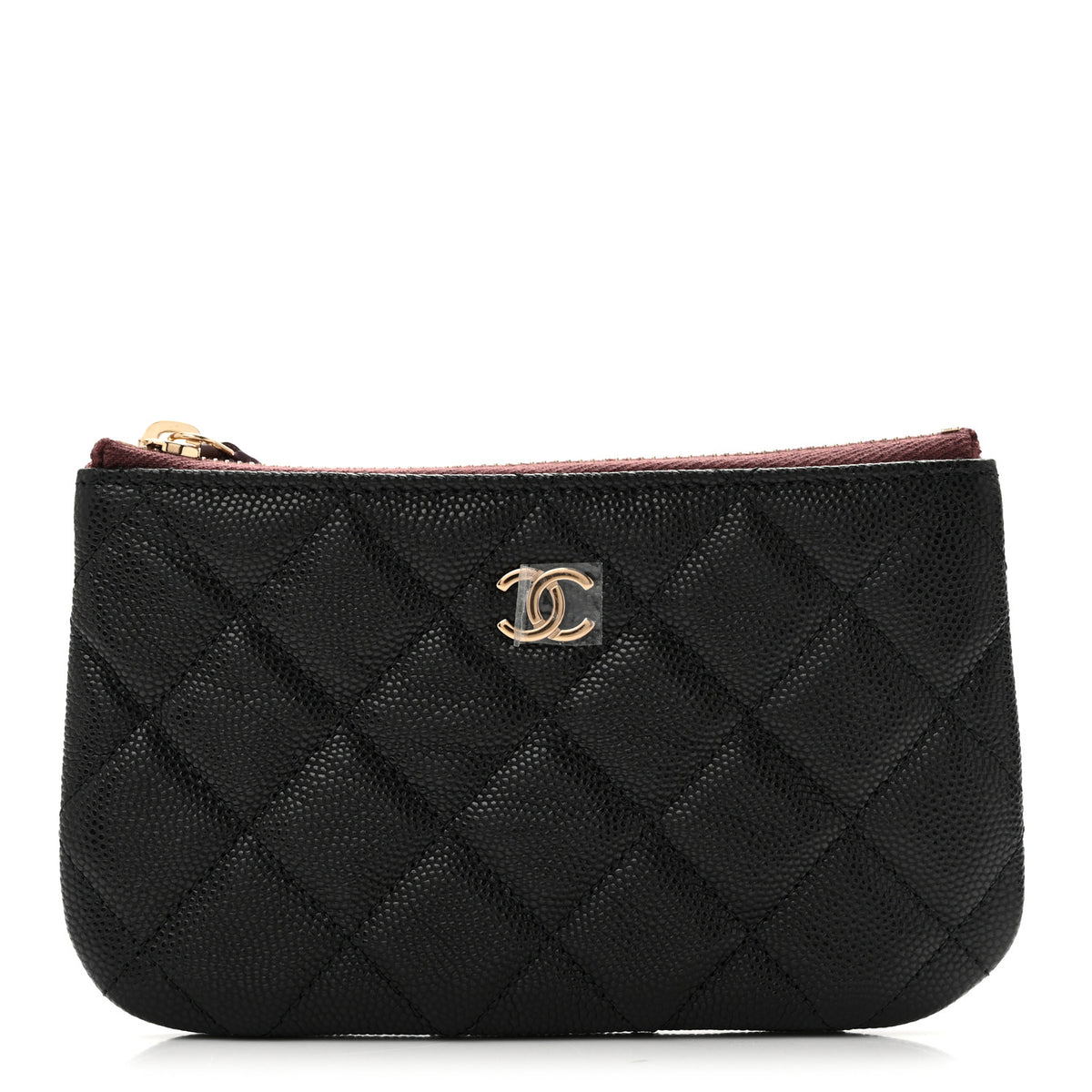 Chanel Caviar Quilted Small Cosmetic Case Black 1 of 9