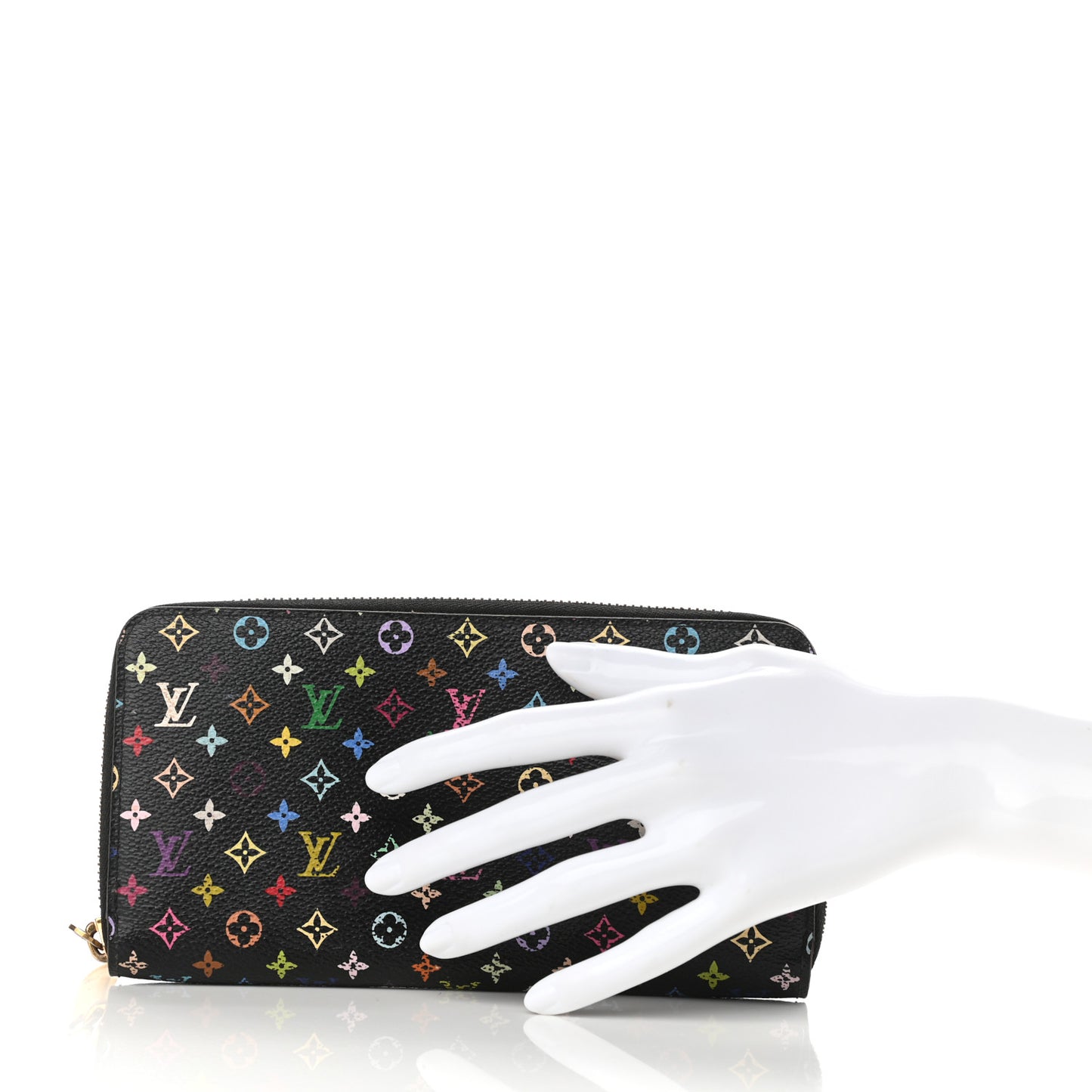 Monogram Multicolor Zippy Wallet Black Grenade