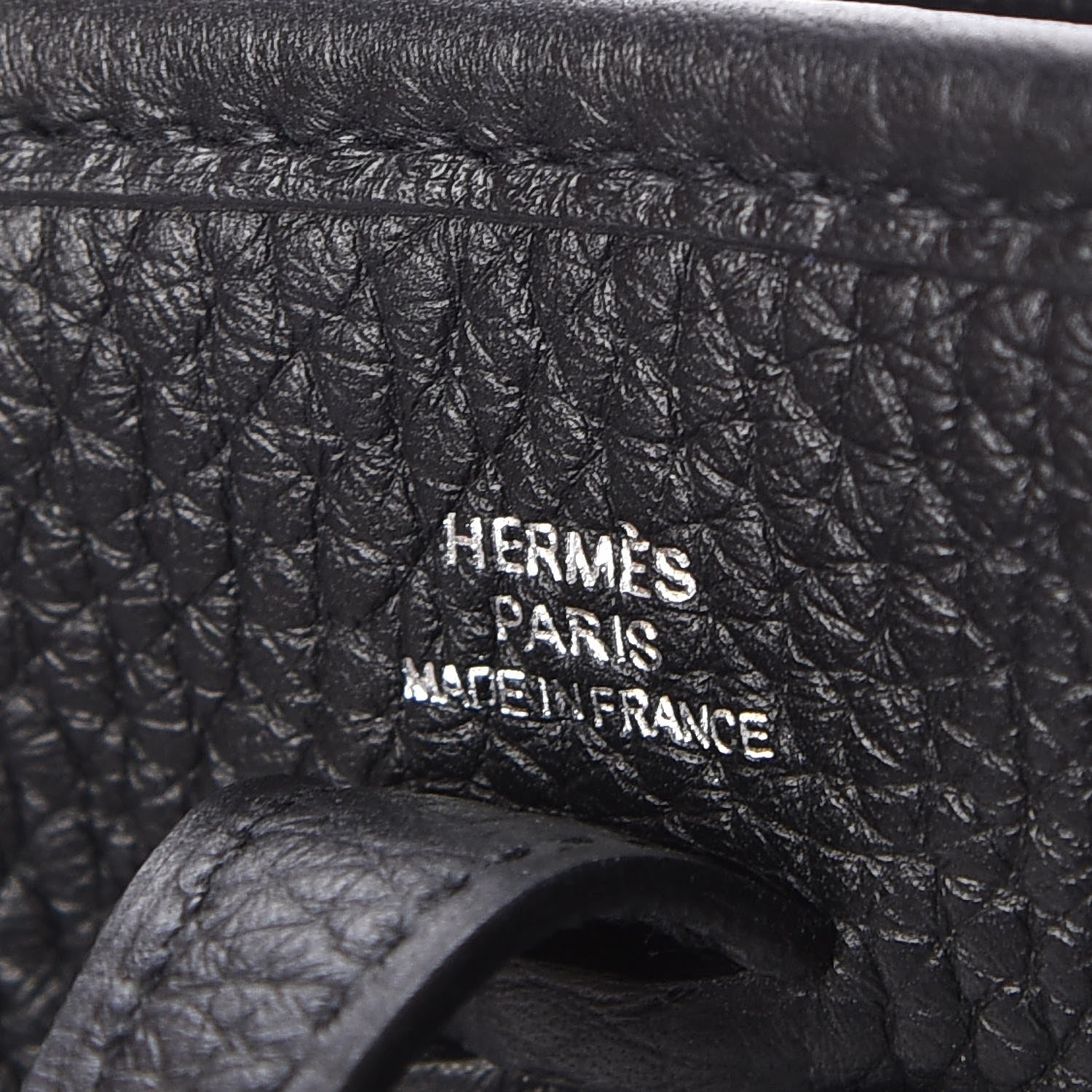 Hermes Taurillon Clemence Evelyne TPM Black 6 of 8