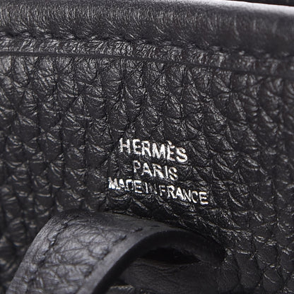Hermes Taurillon Clemence Evelyne TPM Black 6 of 8