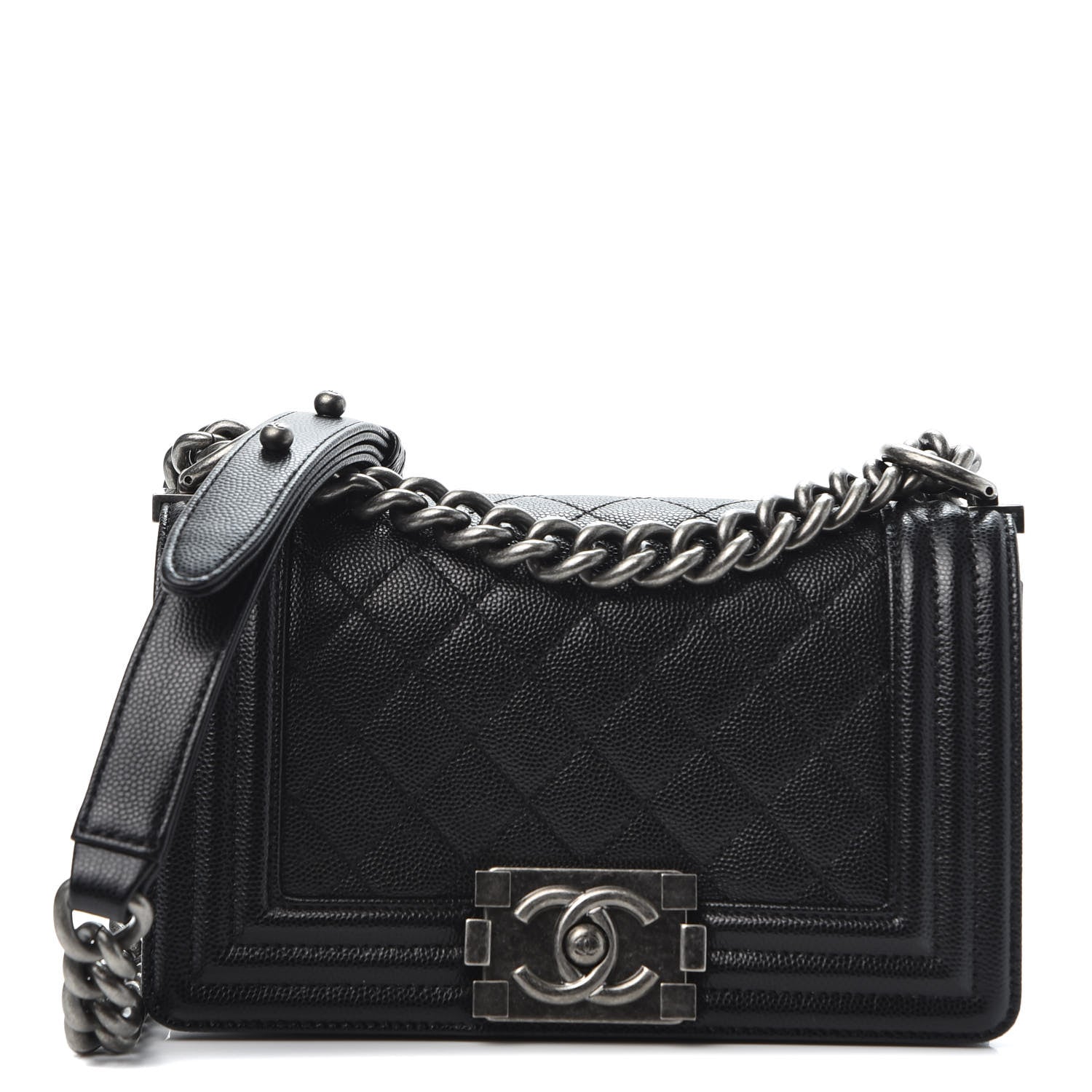 Chanel Caviar Quilted Small Boy Flap Black 1 of 11