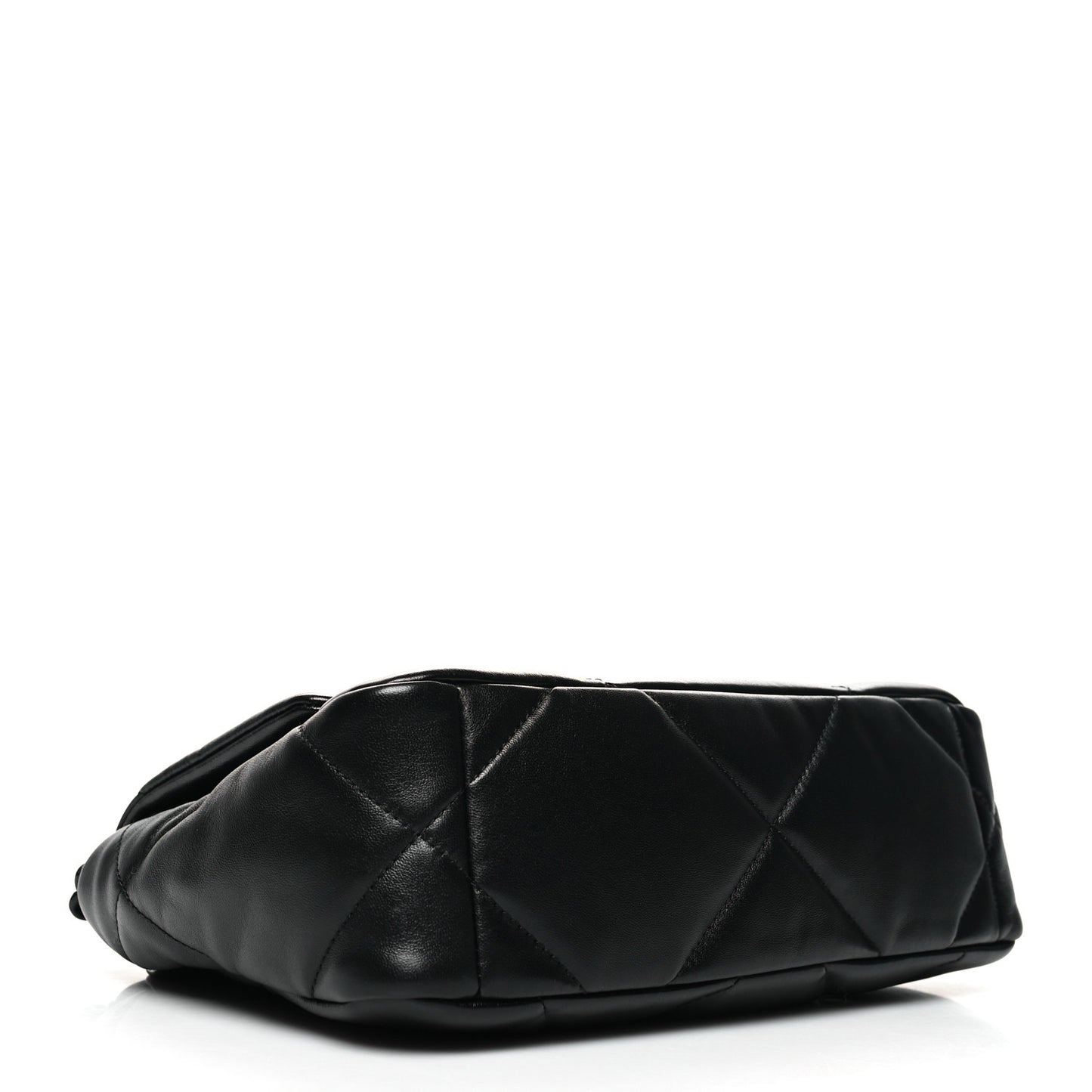 Lambskin Quilted Medium Chanel 19 Flap So Black