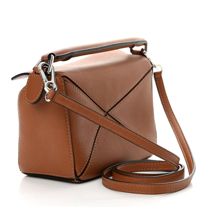 Loewe Calfskin Mini Puzzle Bag Tan 3 of 12