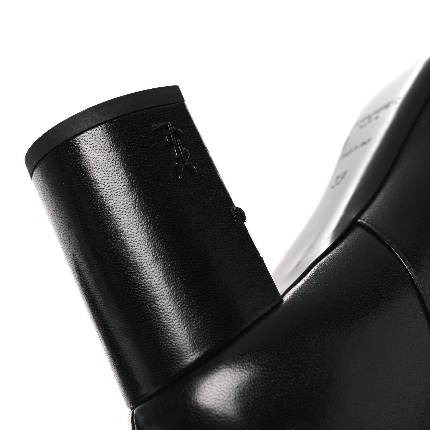 Saint Laurent Nappa Vendome Loulou Ankle Zip Boot 39 Black 11 of 13