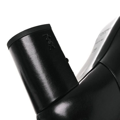 Saint Laurent Nappa Vendome Loulou Ankle Zip Boot 39 Black 11 of 13